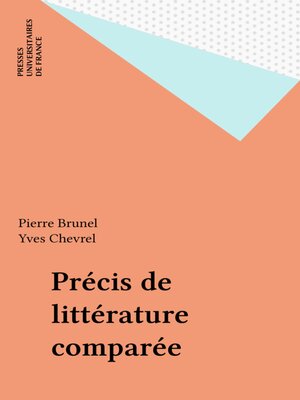 cover image of Précis de littérature comparée